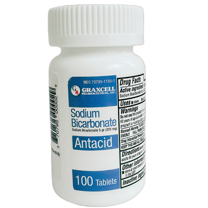 Sodium Bicarbonate 325 MG 100 CT