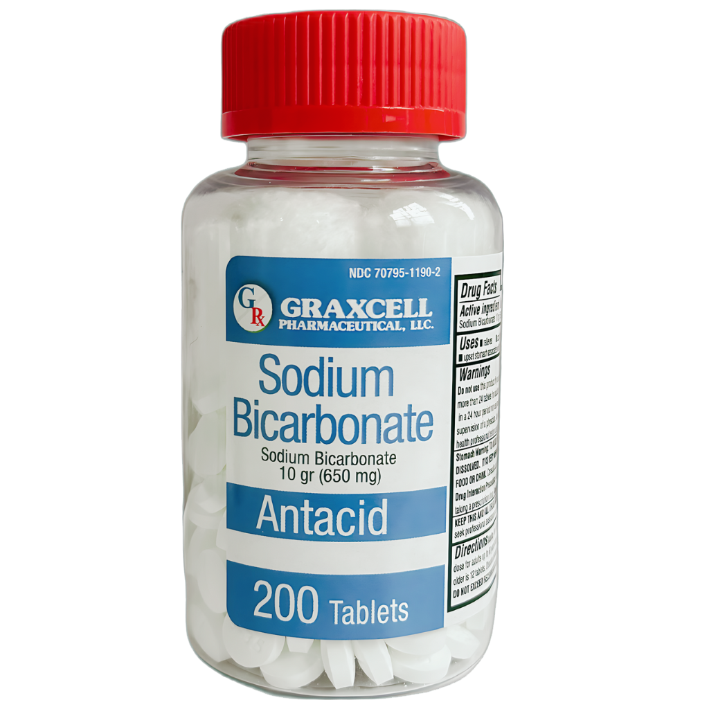 SODIUM BICARBONATE 650 MG TABLETS 200 CT