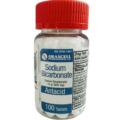 Sodium Bicarbonate 650 MG 100 CT