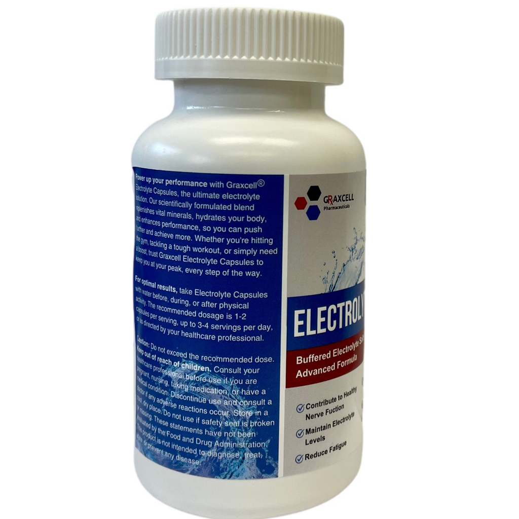 Electrolyte Capsules 200 Count Bottle | 500mg Sodium, 100mg Potassium | Non-GMO Vegan Allergen-Free Supplement for Hydration & Balance | Made in The USA