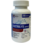 Electrolyte Capsules 200 Count Bottle | 500mg Sodium, 100mg Potassium | Non-GMO Vegan Allergen-Free Supplement for Hydration & Balance | Made in The USA