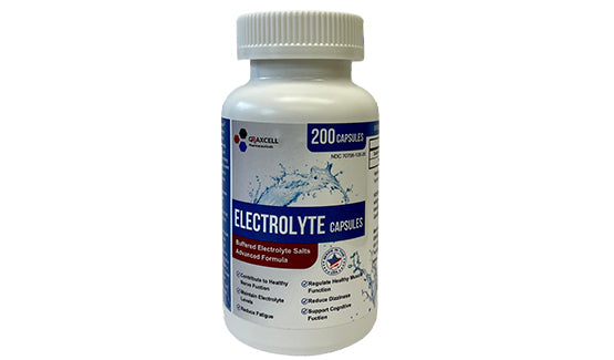 Electrolyte Capsules 200 Count Bottle | 500mg Sodium, 100mg Potassium | Non-GMO Vegan Allergen-Free Supplement for Hydration & Balance | Made in The USA