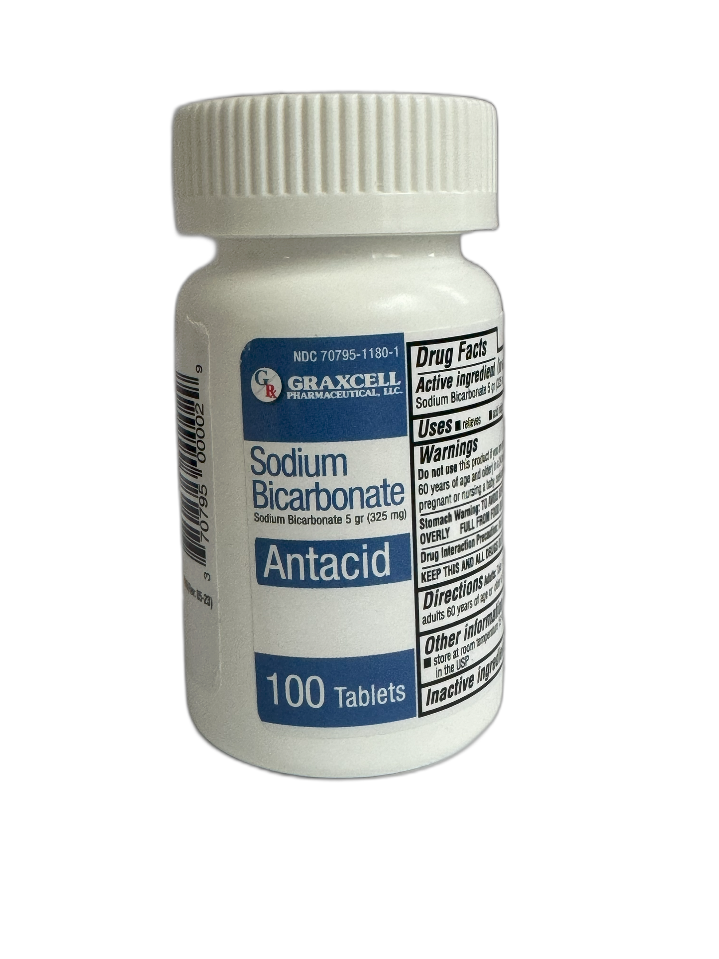 Sodium Bicarbonate 325 MG 100 CT