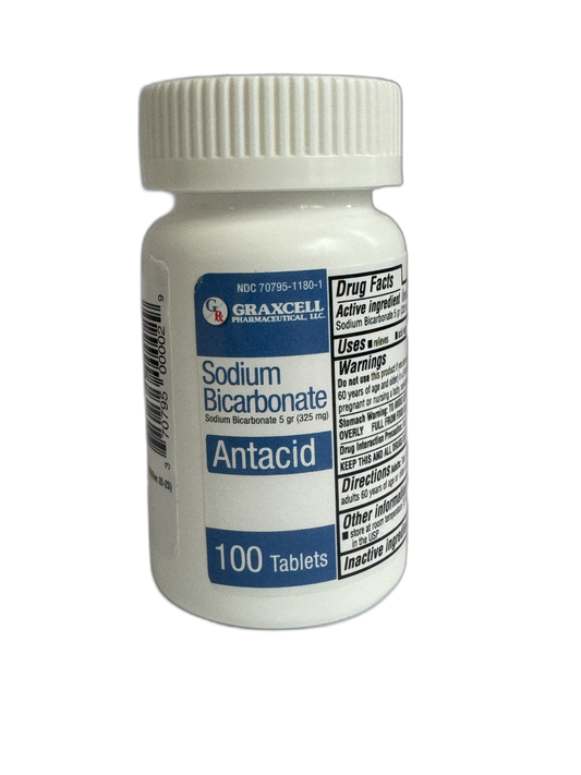 Sodium Bicarbonate 325 MG 100 CT