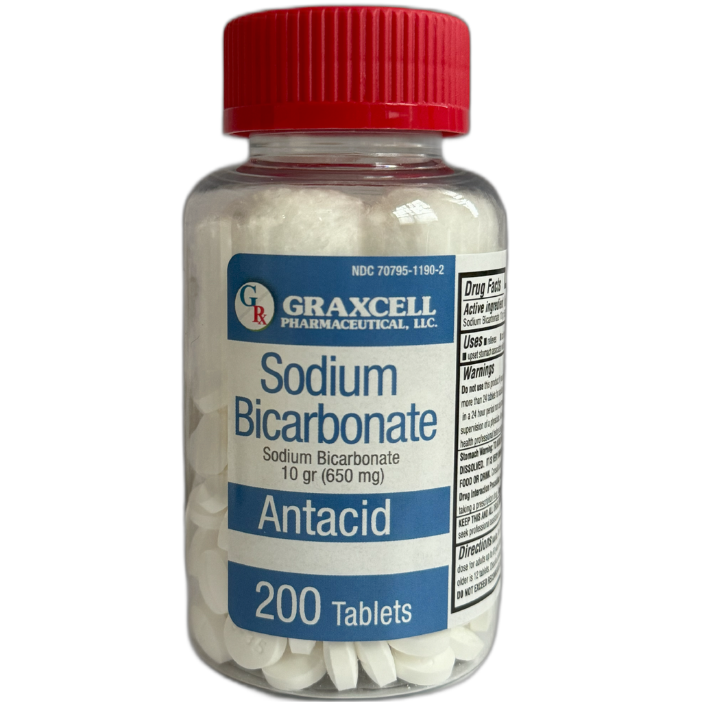 Bicarinaline SODIUM BICARBONATE 650 MG TABLETS 200 CT – Graxcell